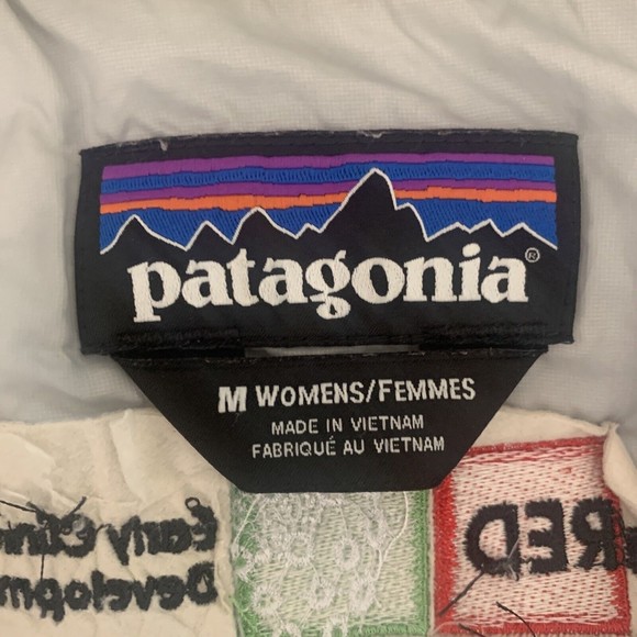 Patagonia Nano Puff Full Zip Silver(Gray) Vest Women's Size M Branded Logo - Picture 4 of 11